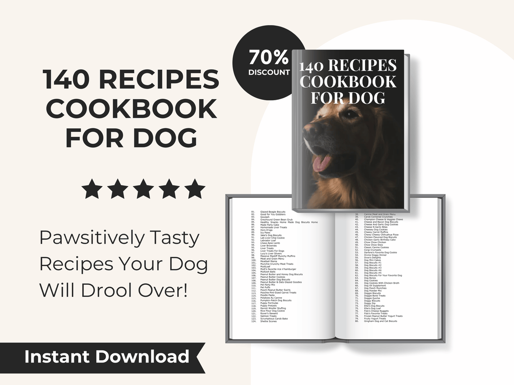 140 Recipes Cookbook for Dogs