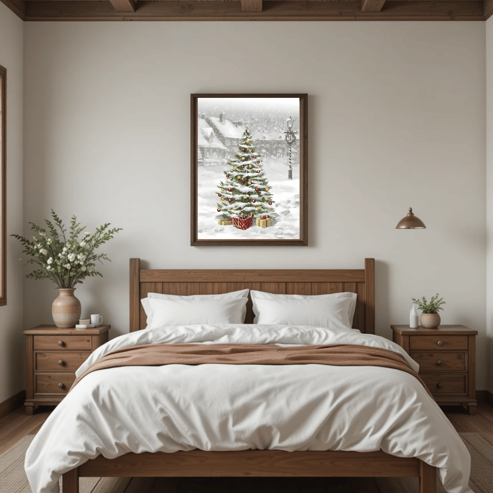 Set of 4 Dark Christmas Prints