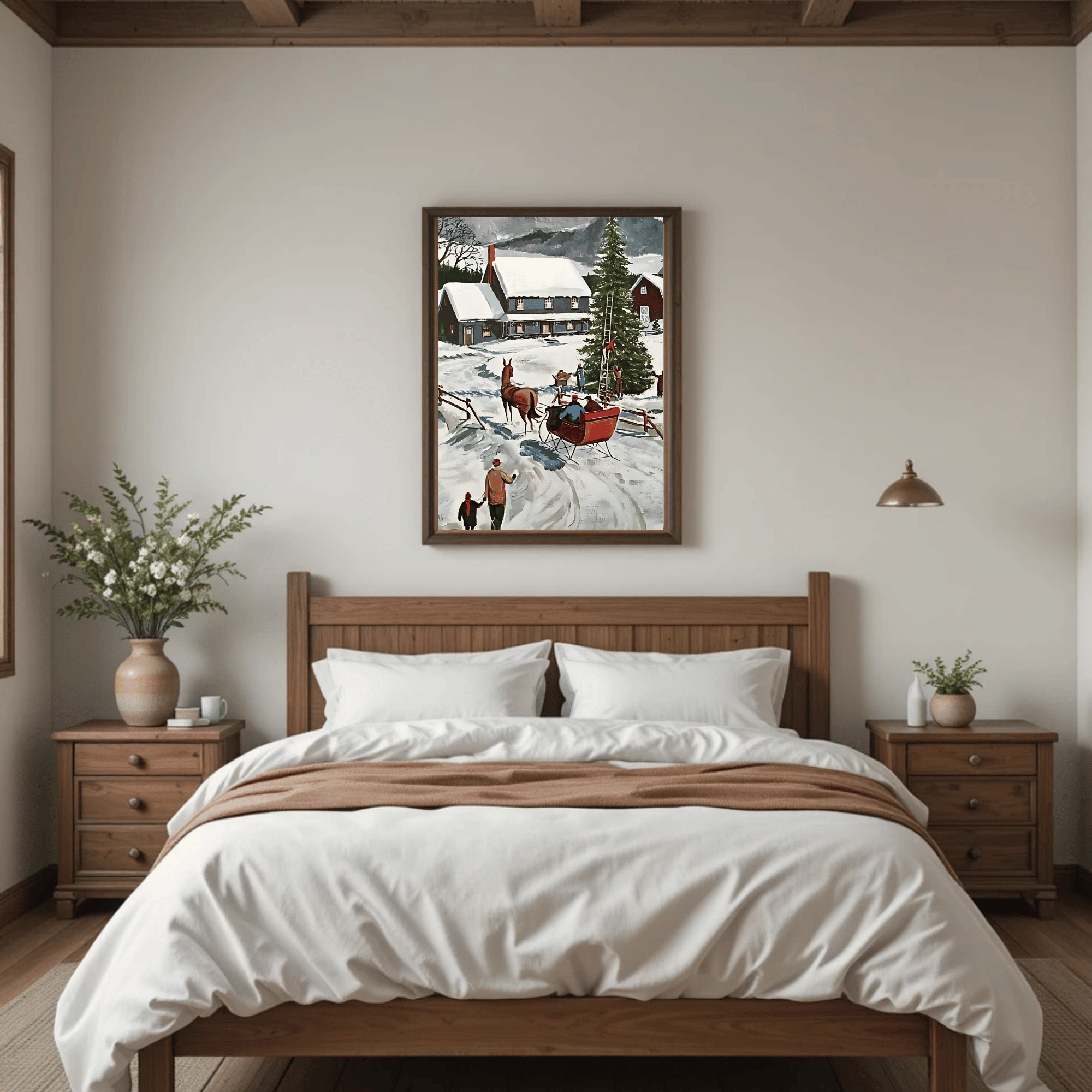 Set of 4 Dark Christmas Prints