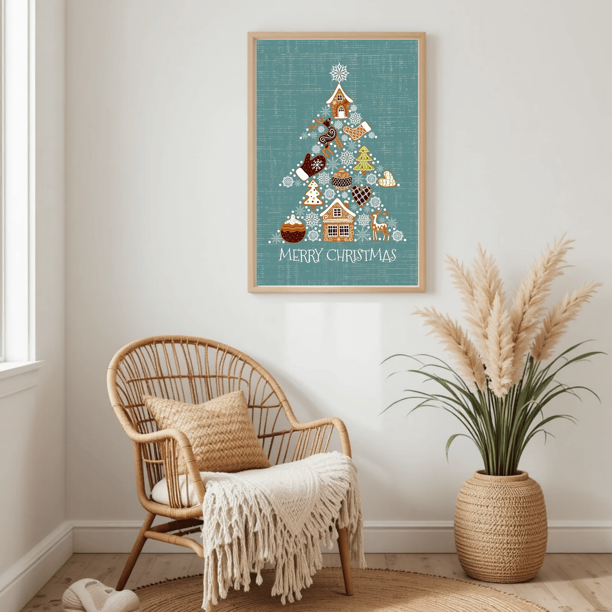 Set of 4 Dark Christmas Prints