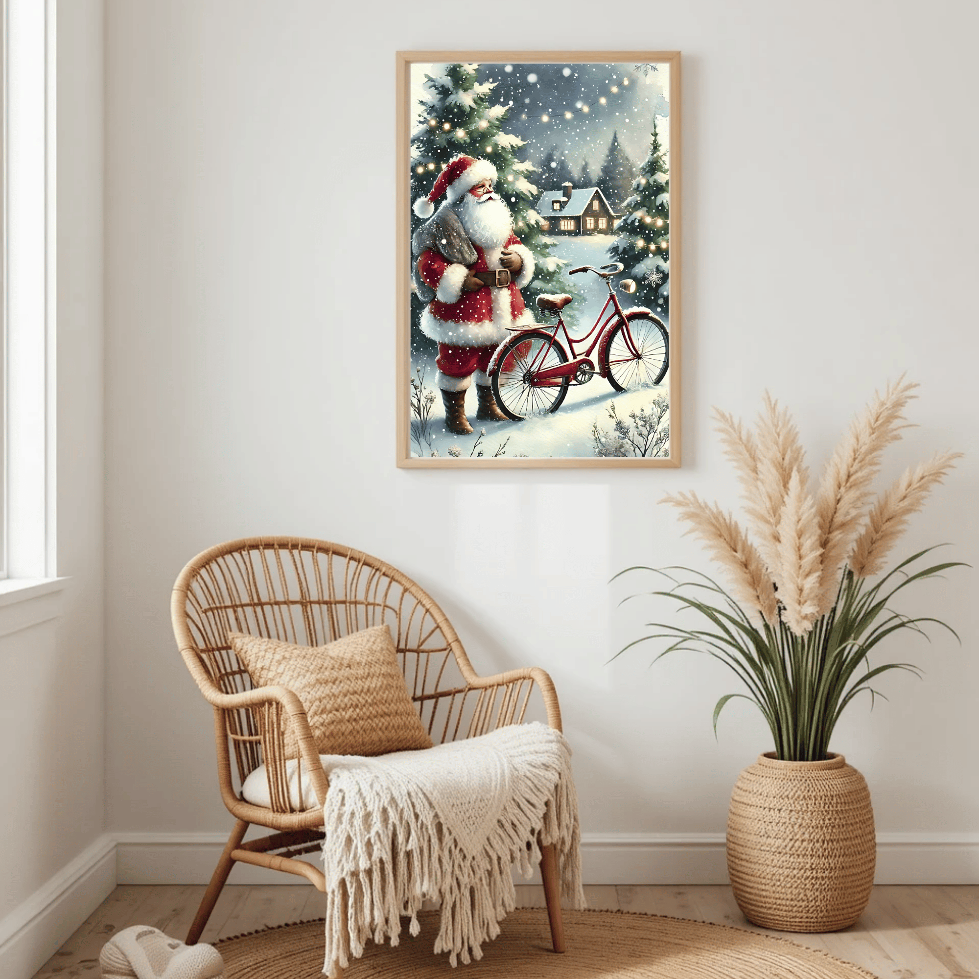 Set of 4 Dark Christmas Prints