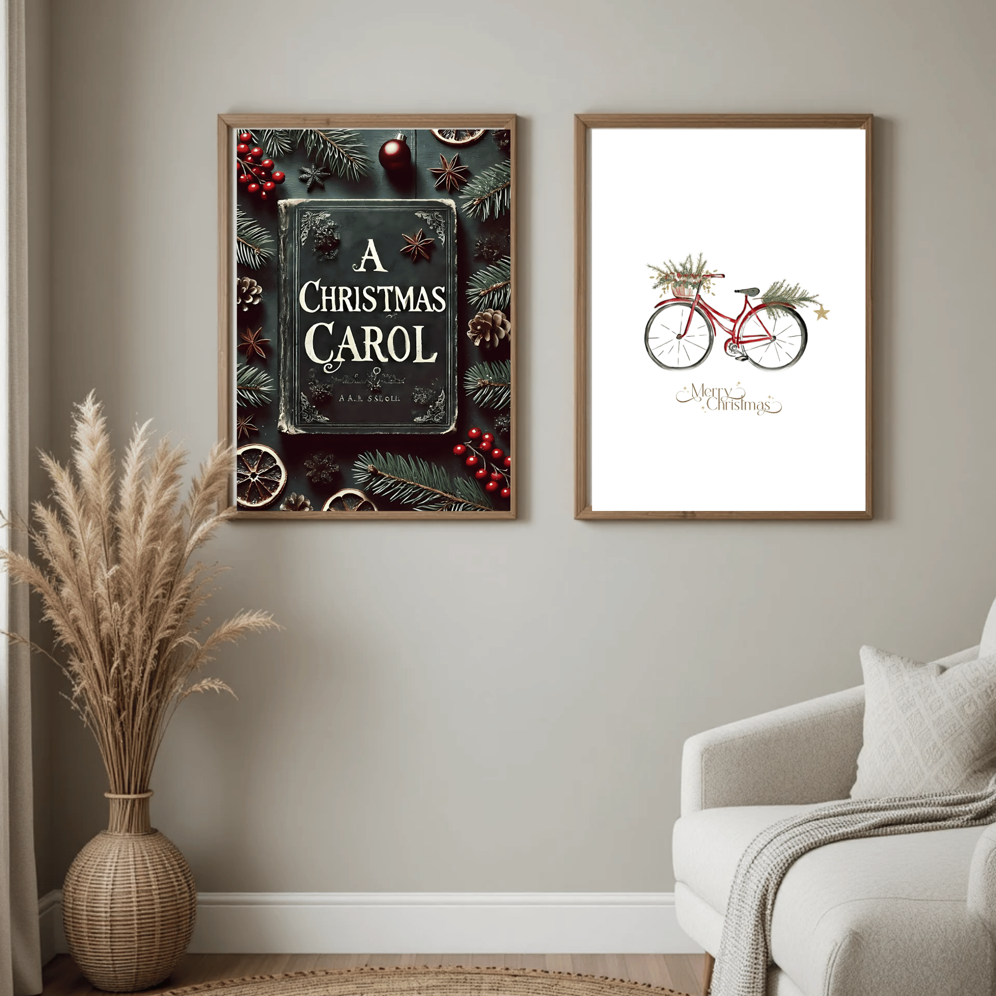 Set of 3 Dark Christmas Prints