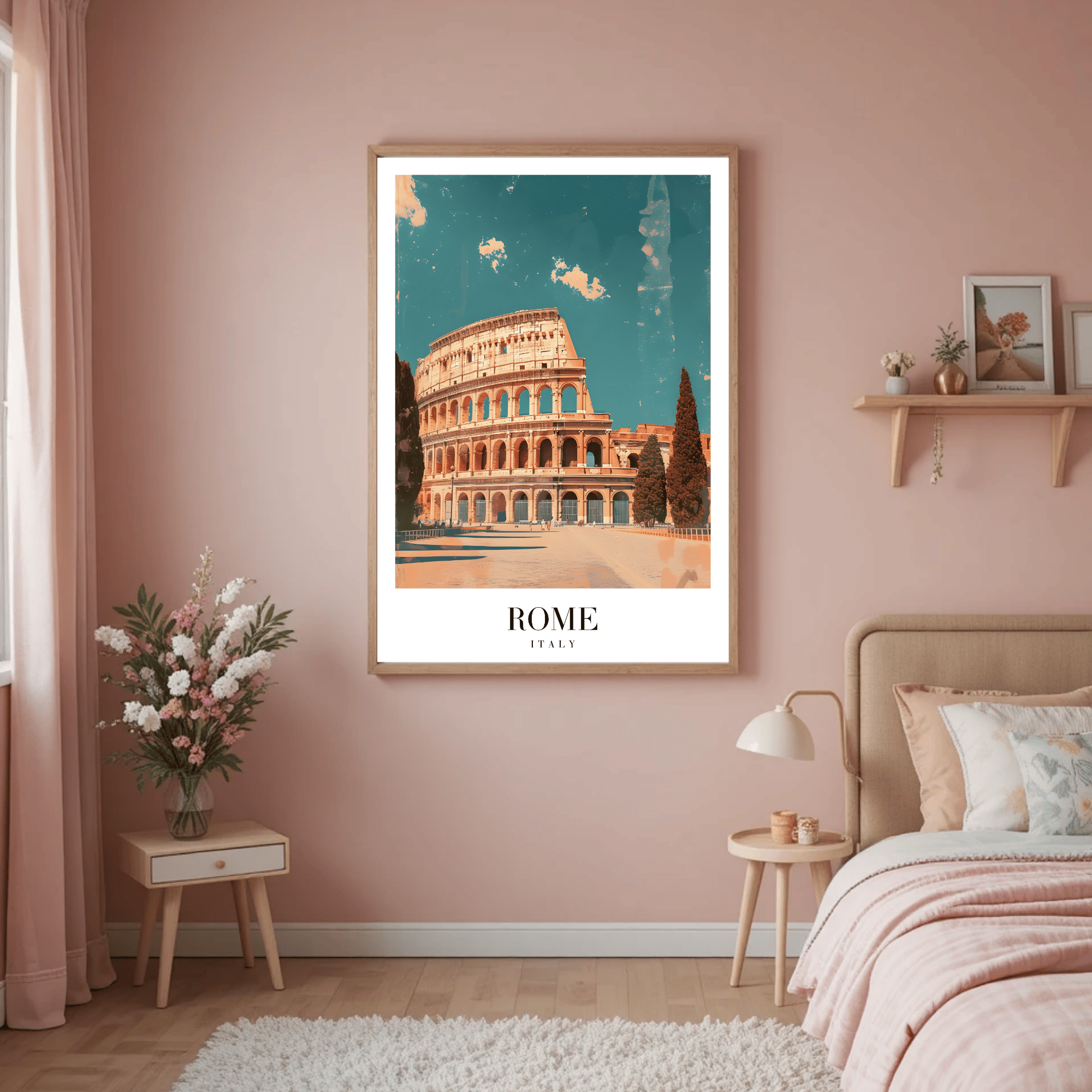 Italian Travel Poster Set