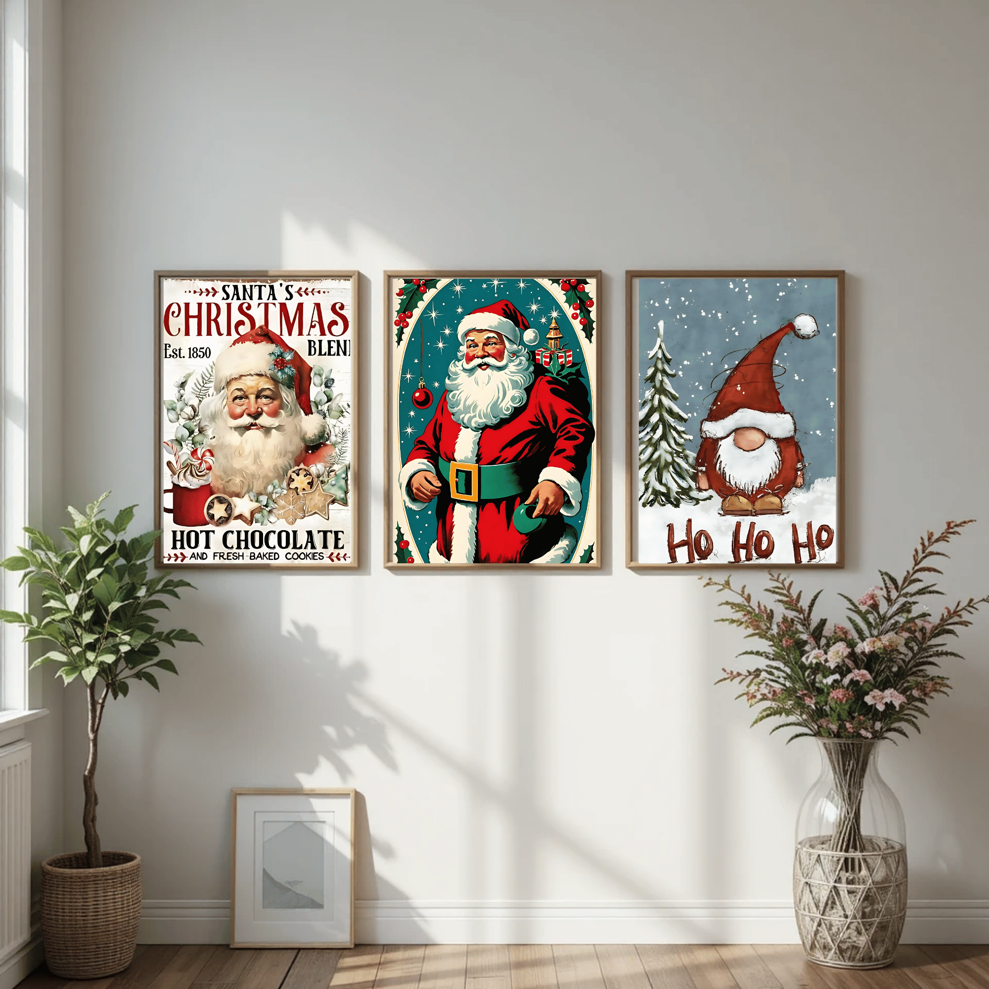 Set of 3 Dark Christmas Prints