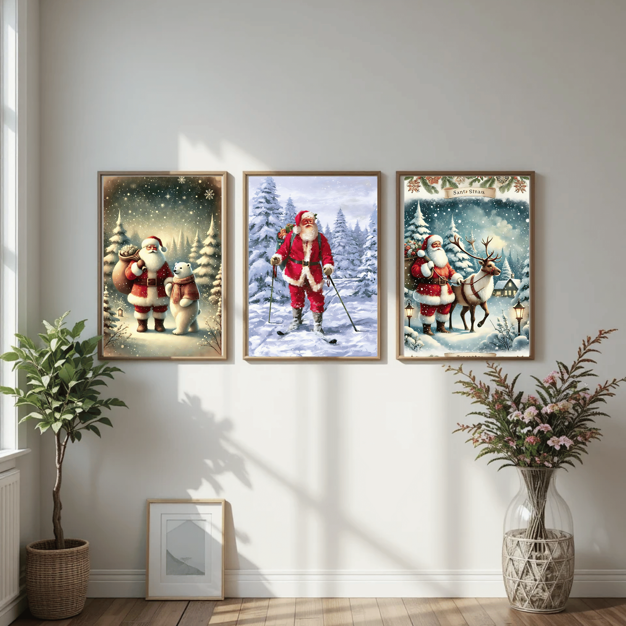 Set of 3 Dark Christmas Prints