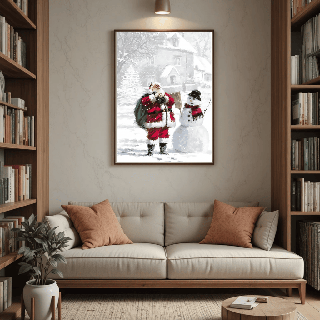 Set of 4 Dark Christmas Prints