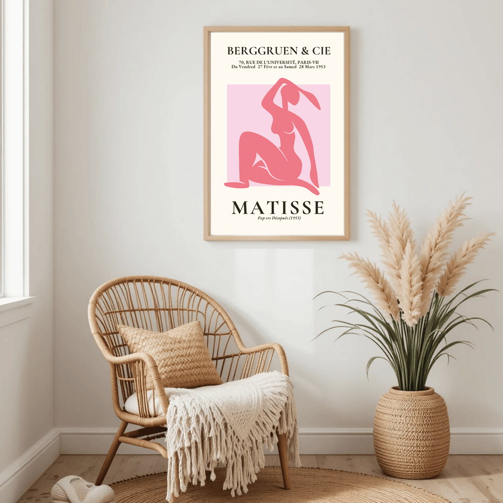 Abstract Minimalist Figure Print