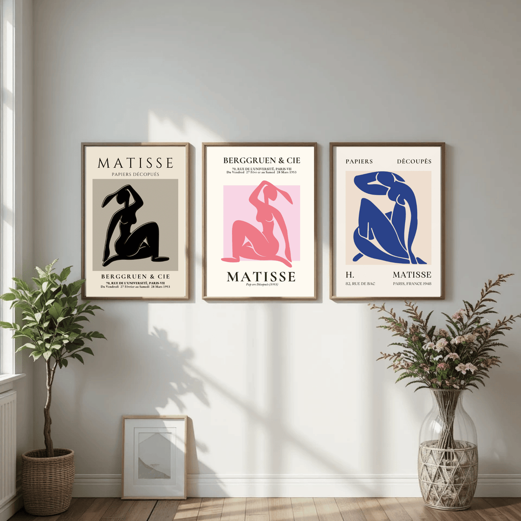 Abstract Minimalist Figure Print