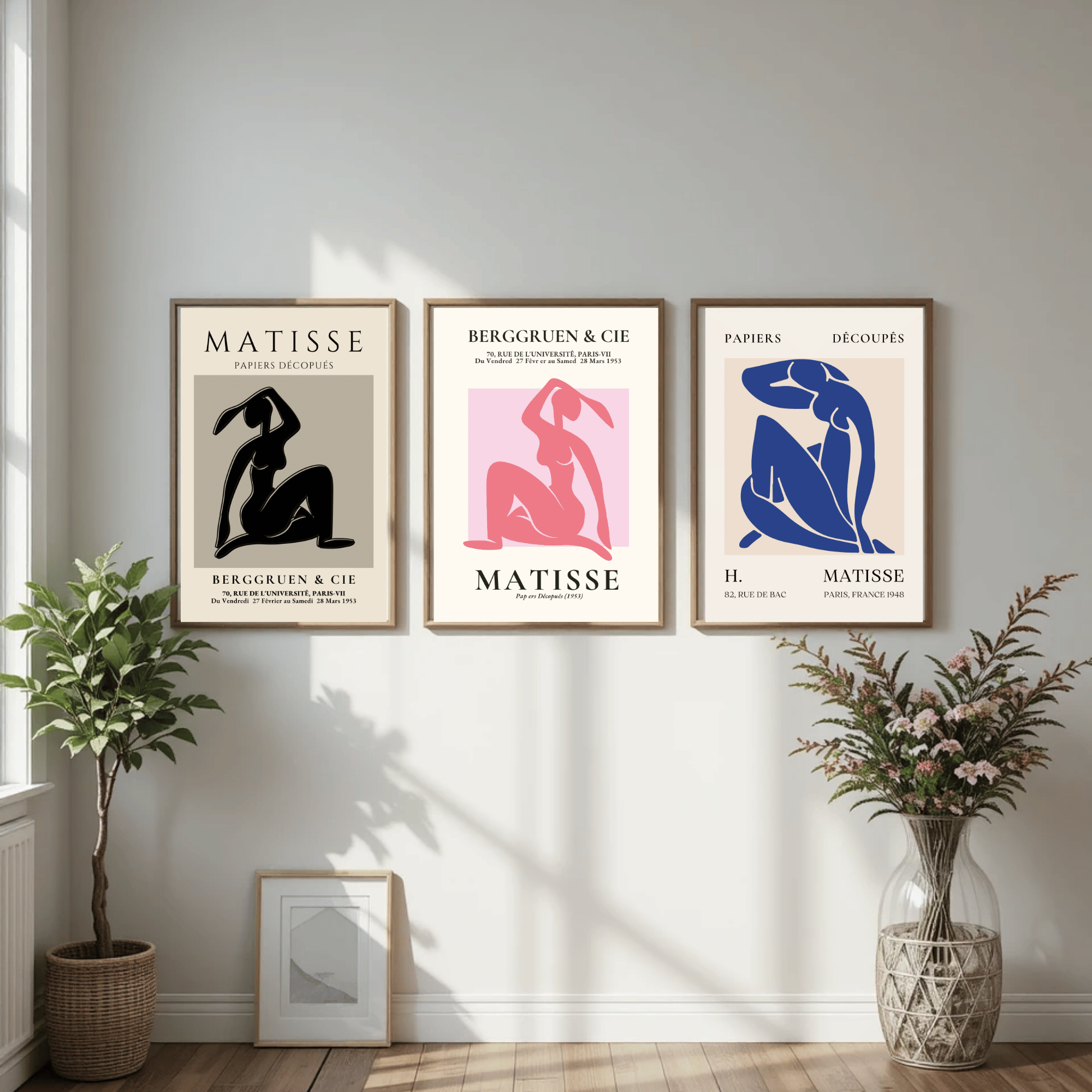 Abstract Minimalist Figure Print