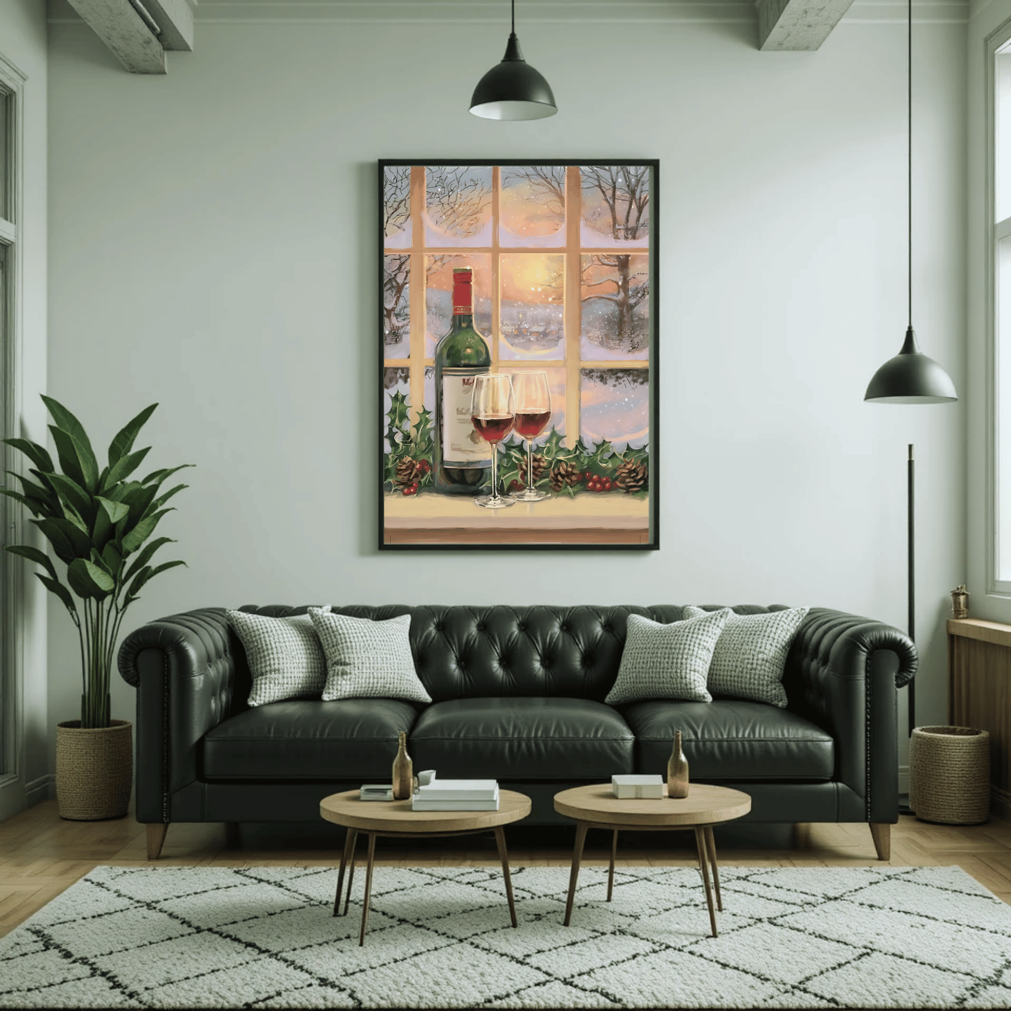 Set of 3 Dark Christmas Prints