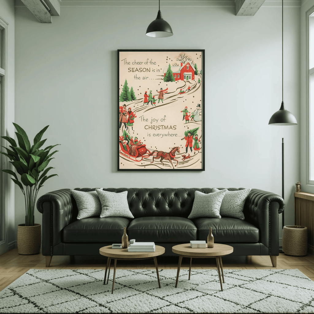 Set of 4 Dark Christmas Prints