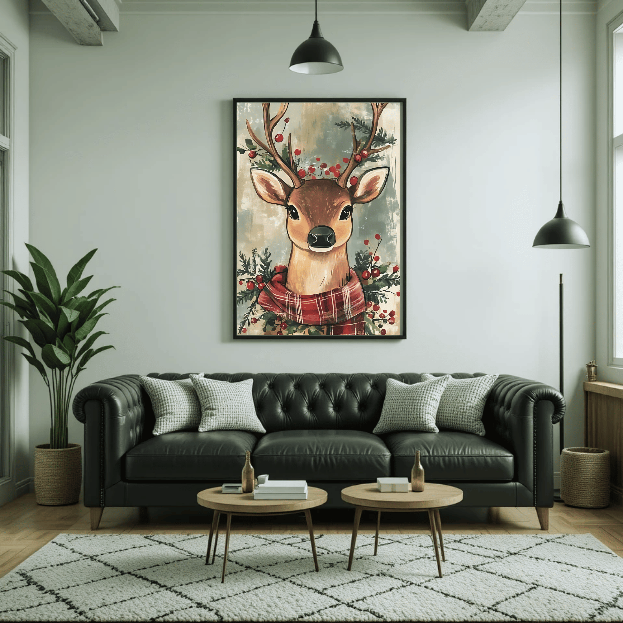 Set of 3 Dark Christmas Prints