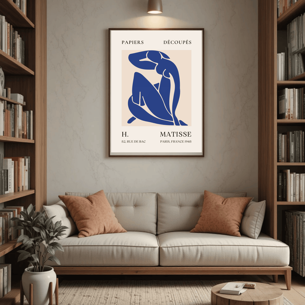 Abstract Minimalist Figure Print