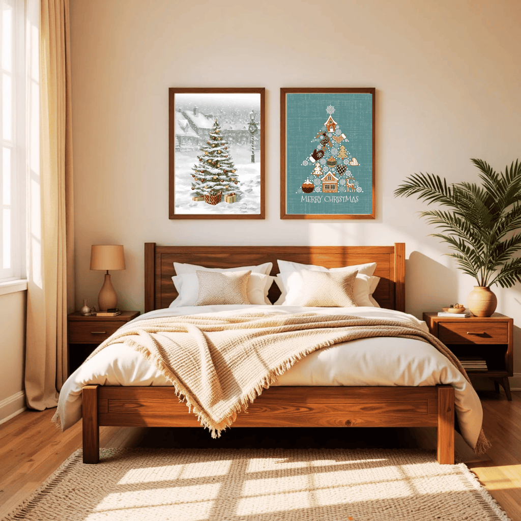 Set of 4 Dark Christmas Prints