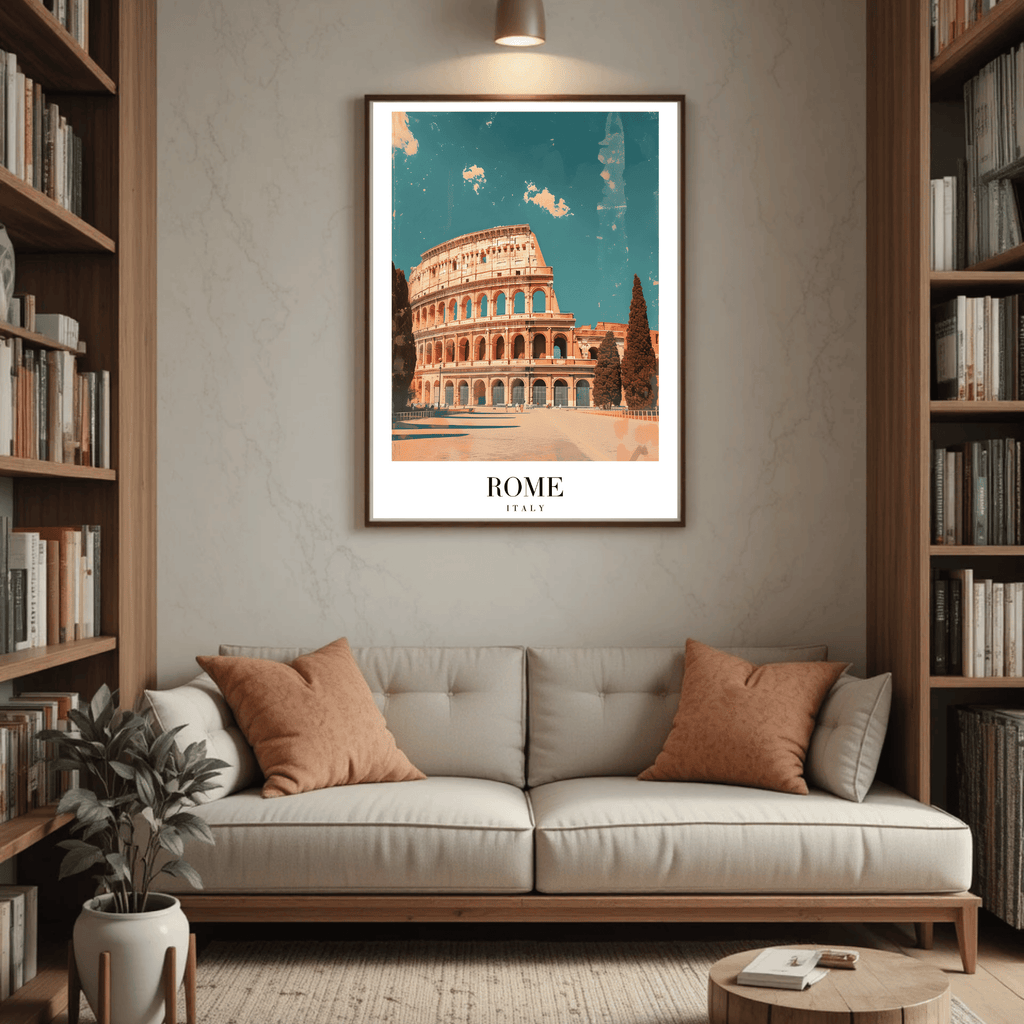 Italian Travel Poster Set