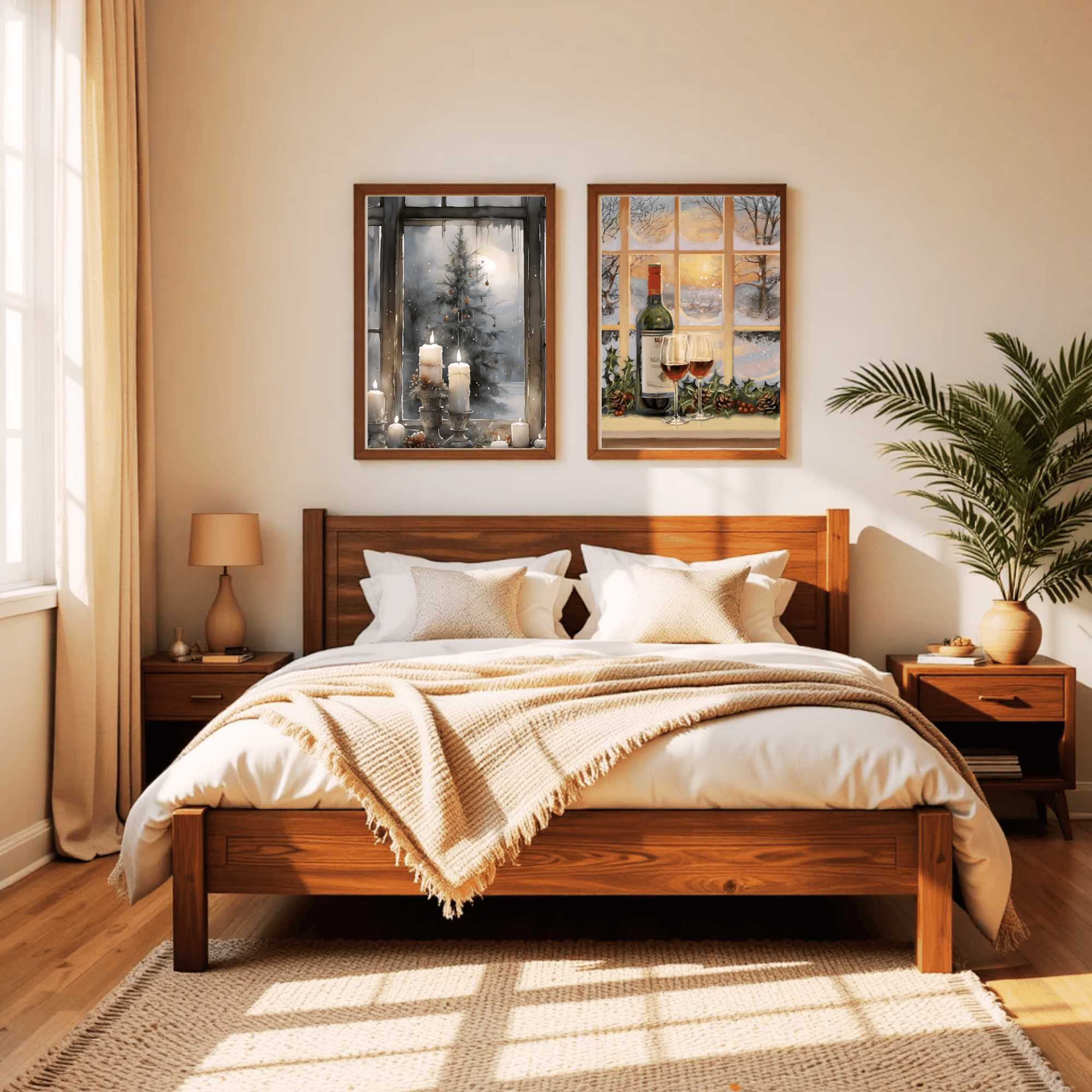 Set of 3 Dark Christmas Prints