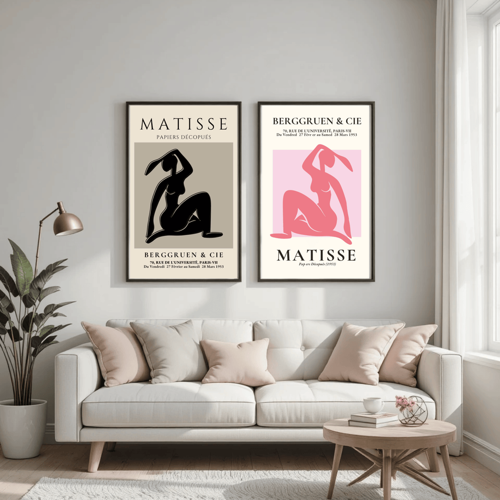 Abstract Minimalist Figure Print