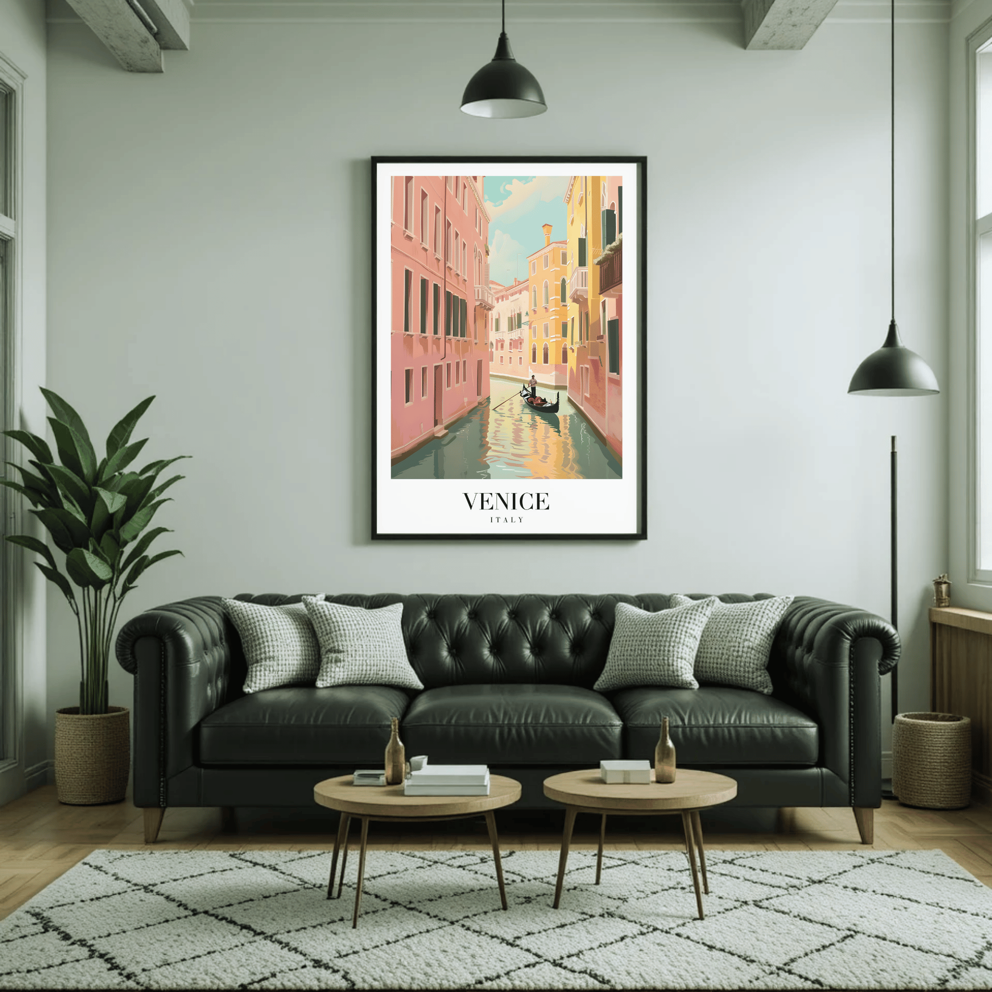 Italian Travel Poster Set