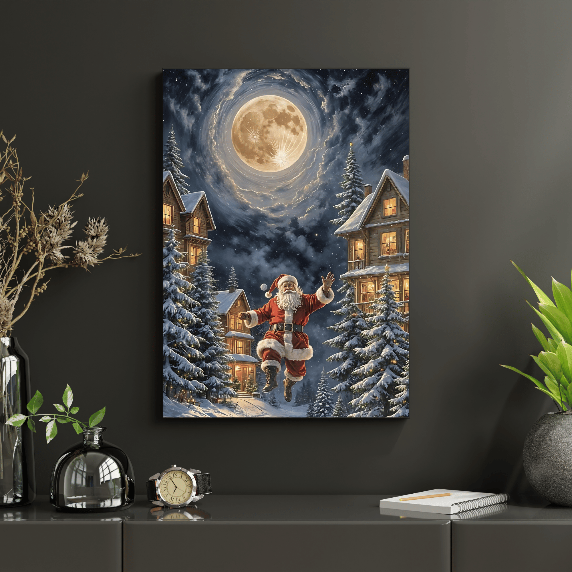 Set of 4 Dark Christmas Prints