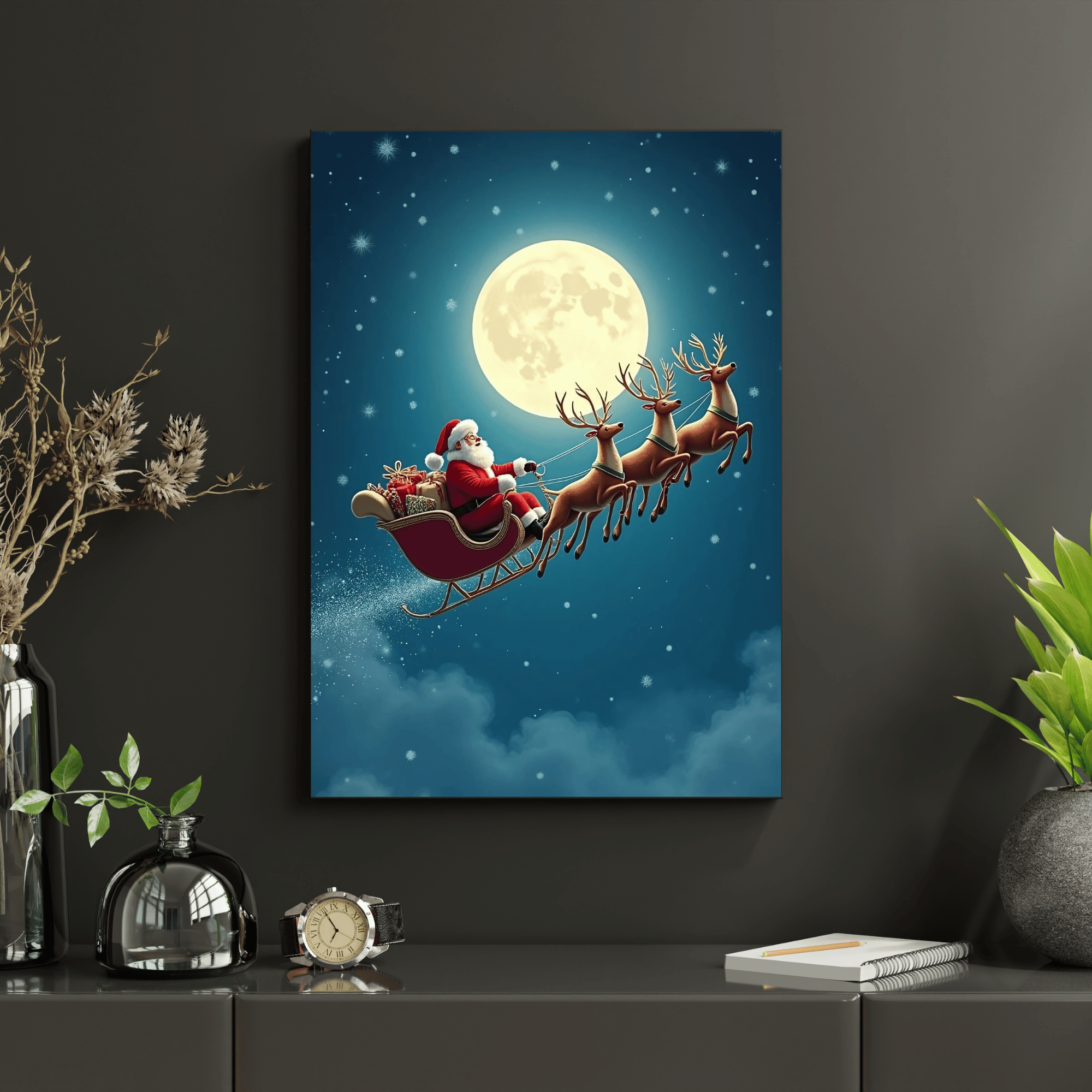 Set of 3 Dark Christmas Prints