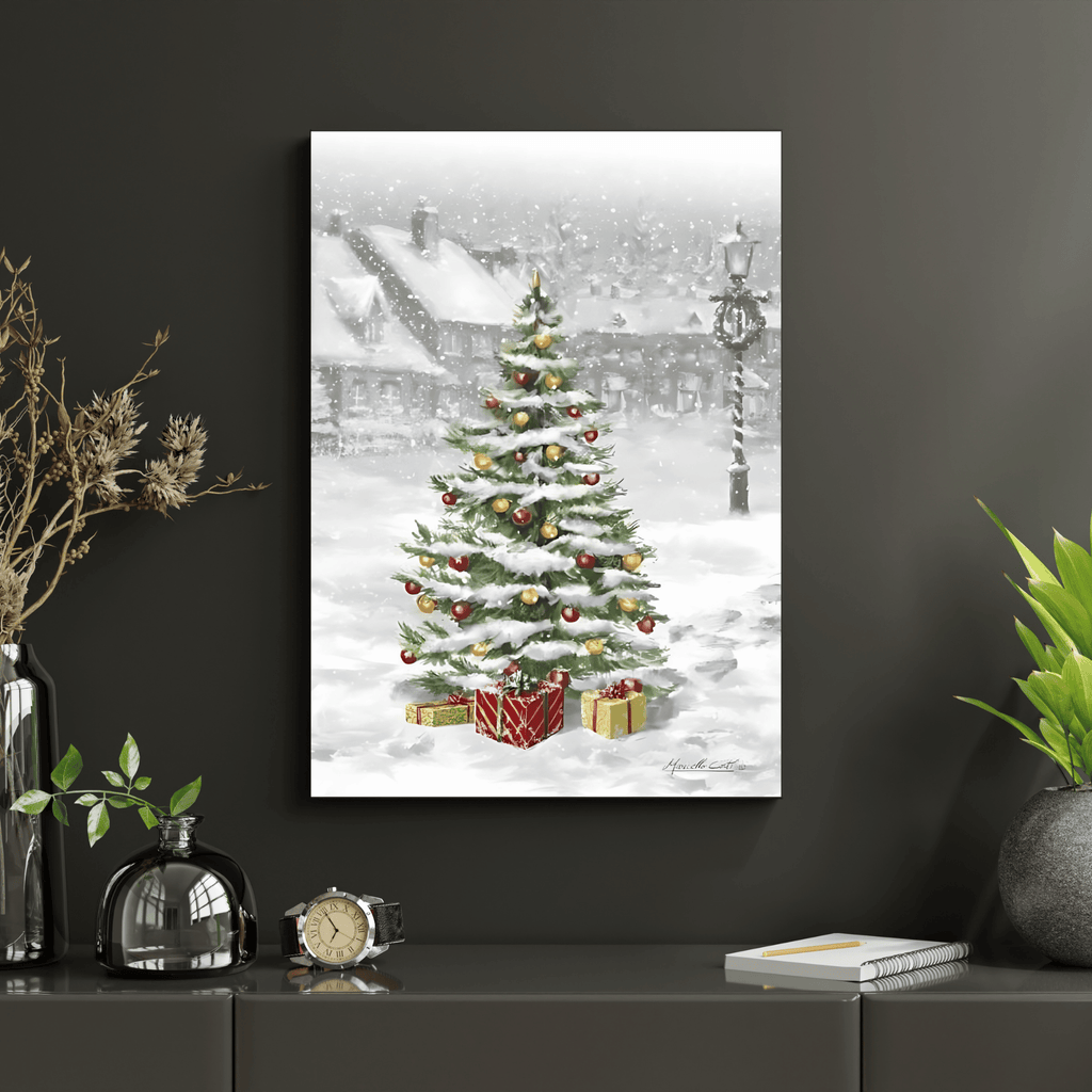 Set of 4 Dark Christmas Prints