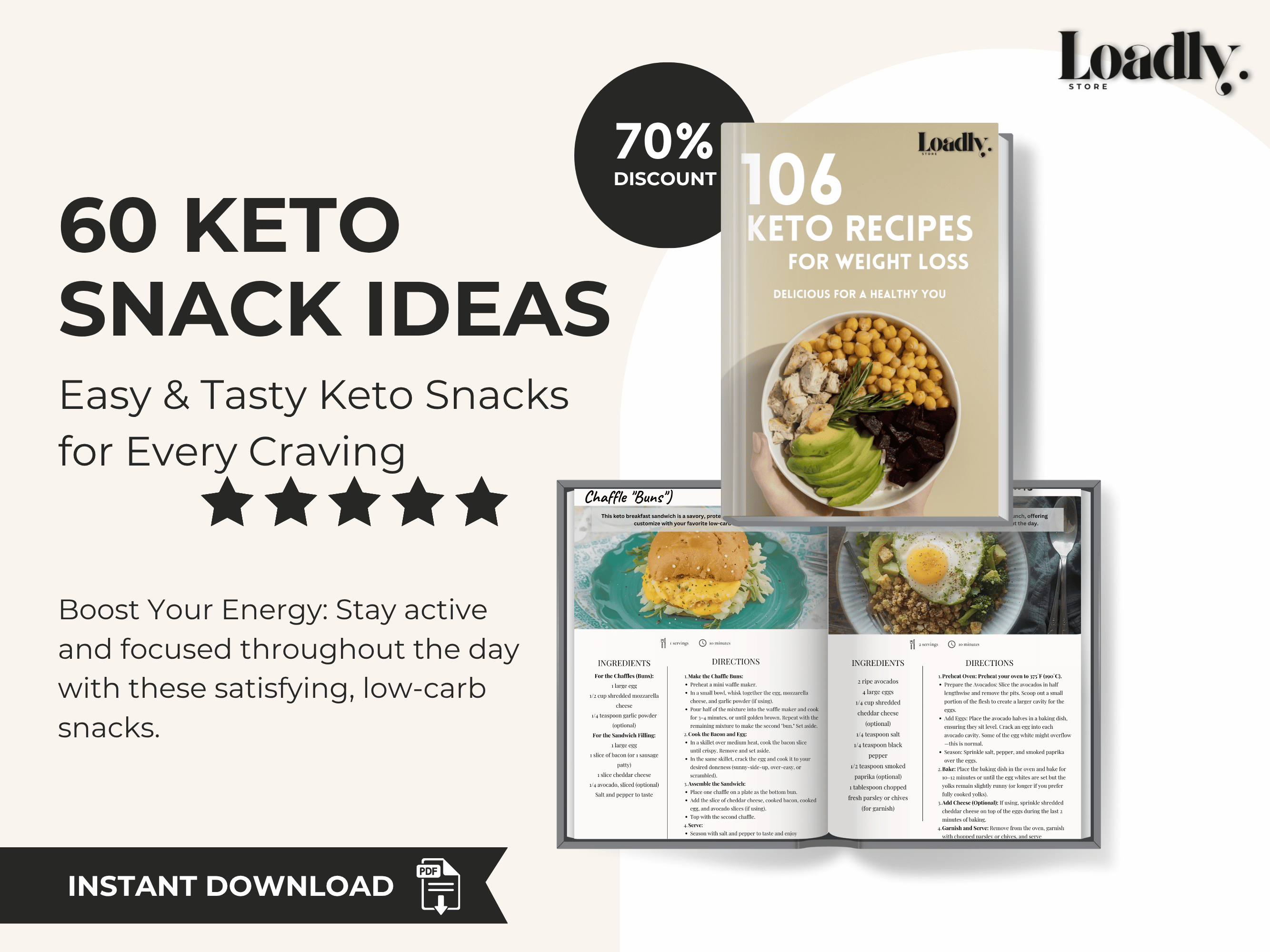 106 KETO SNACK IDEAS + Bonus