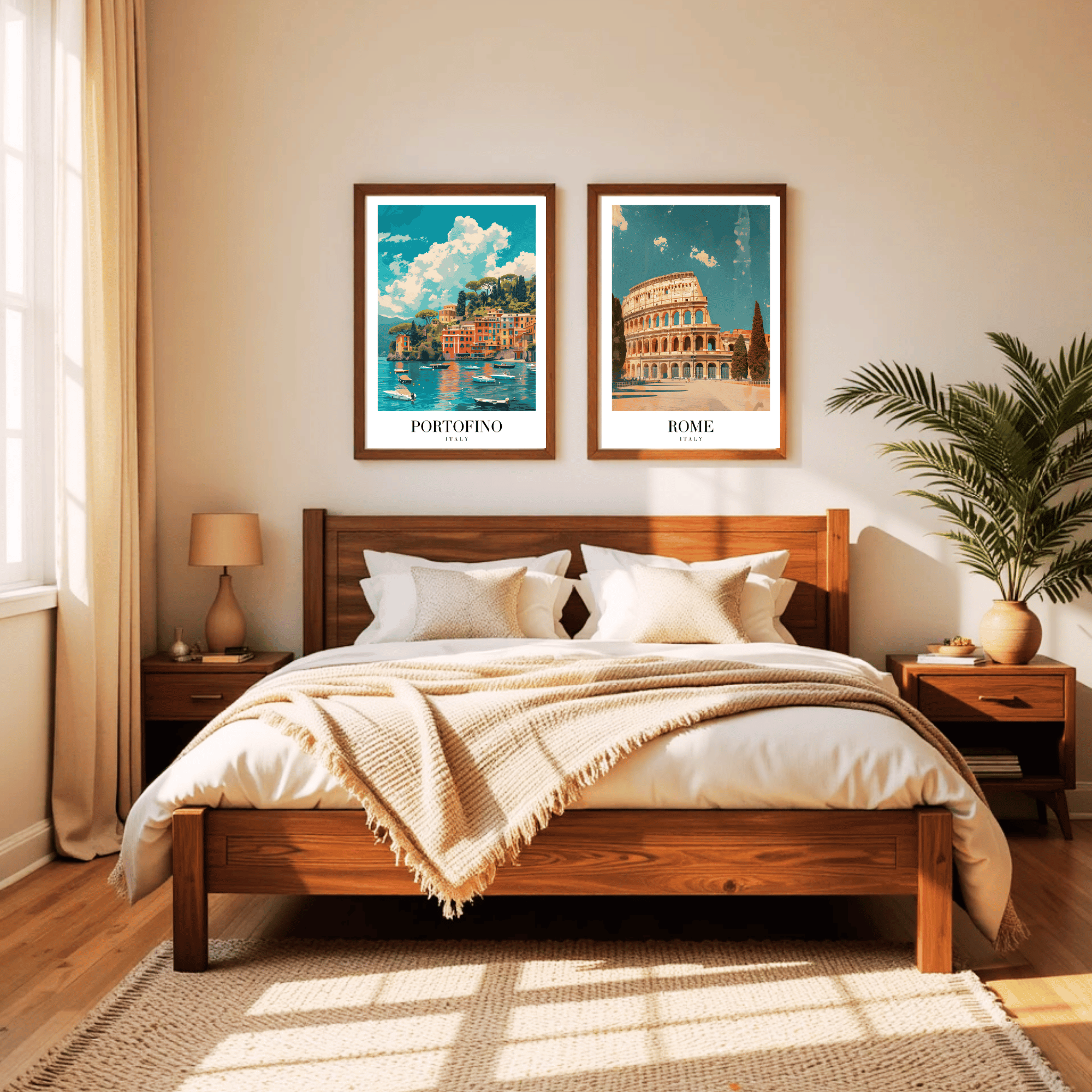 Italian Travel Poster Set