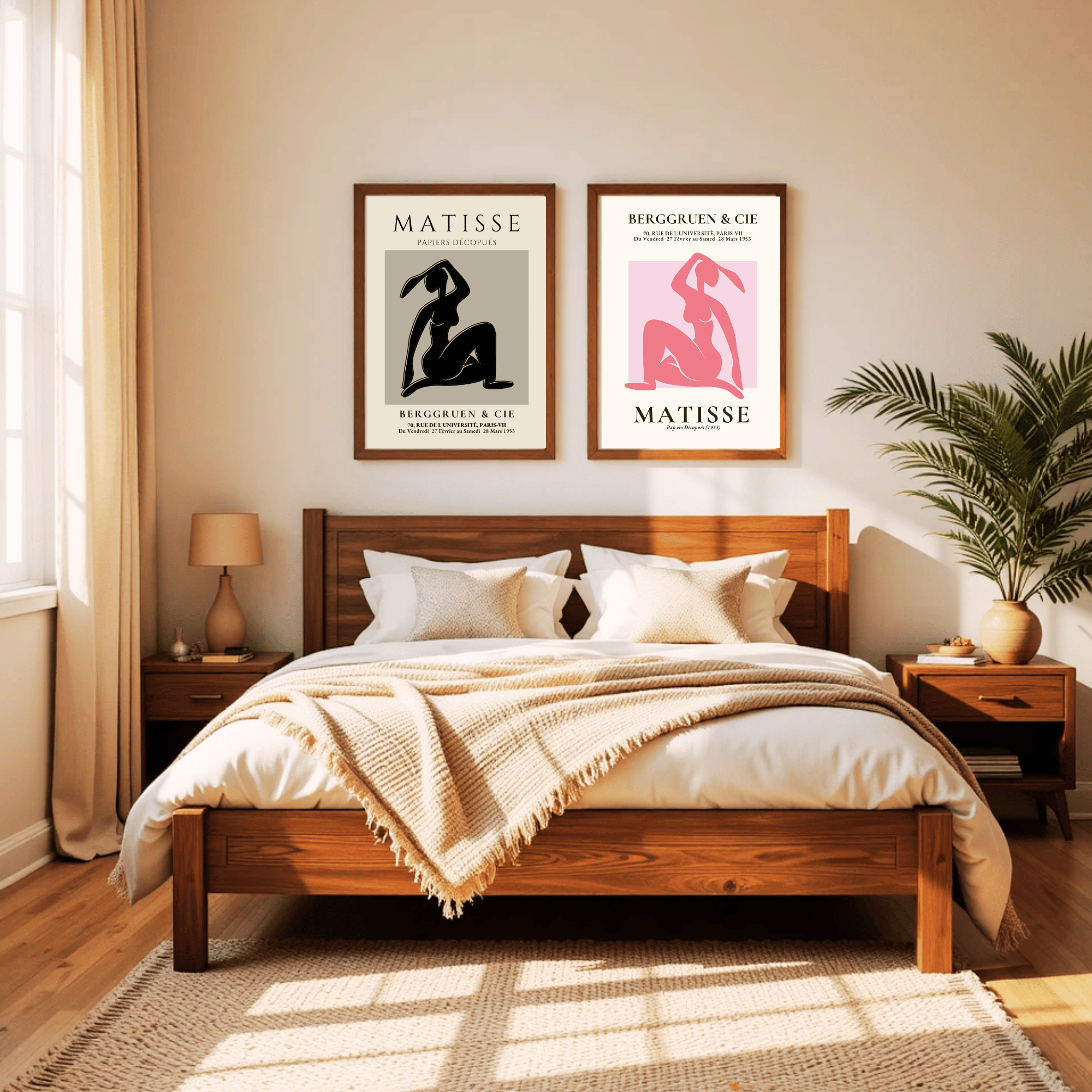 Abstract Minimalist Figure Print