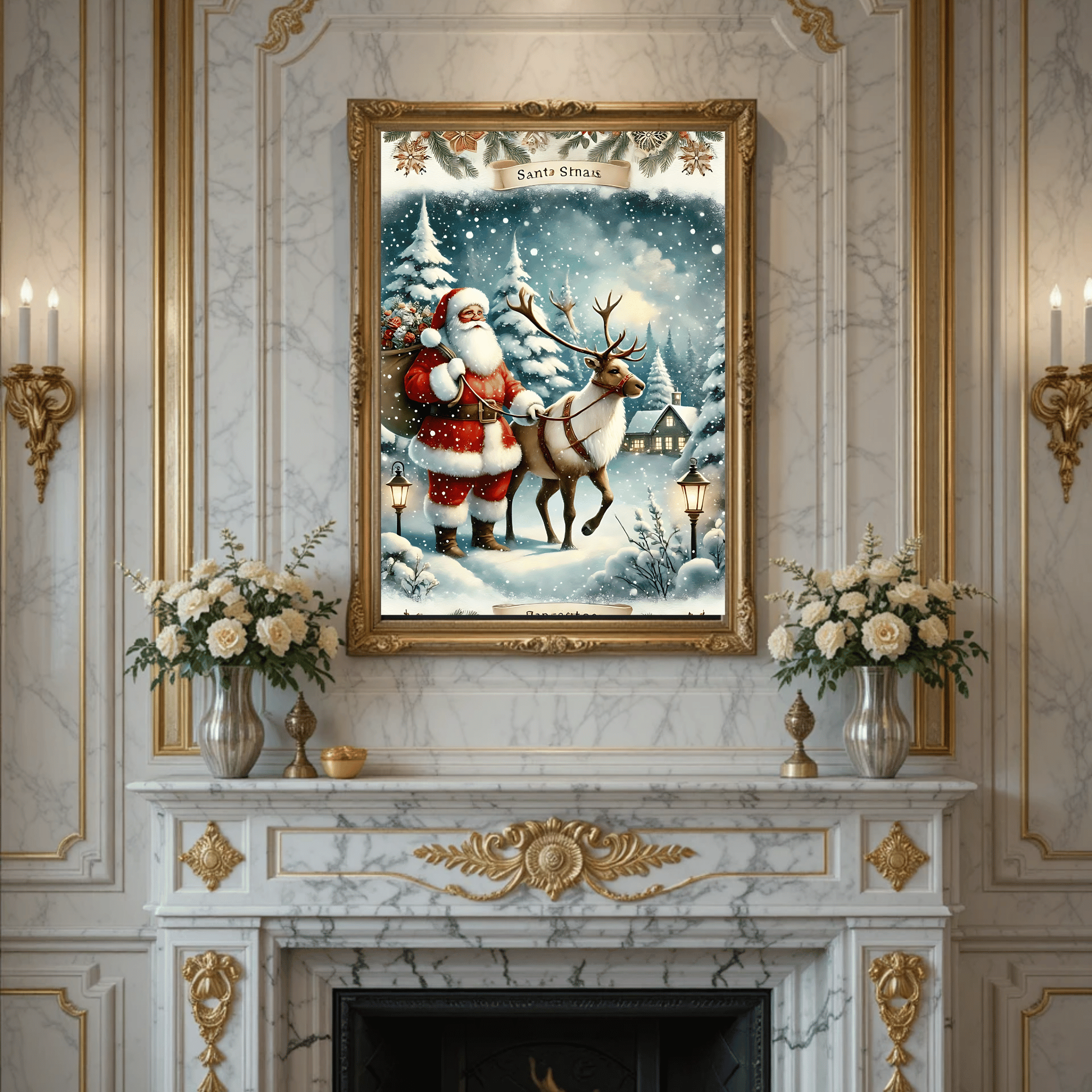 Set of 3 Dark Christmas Prints