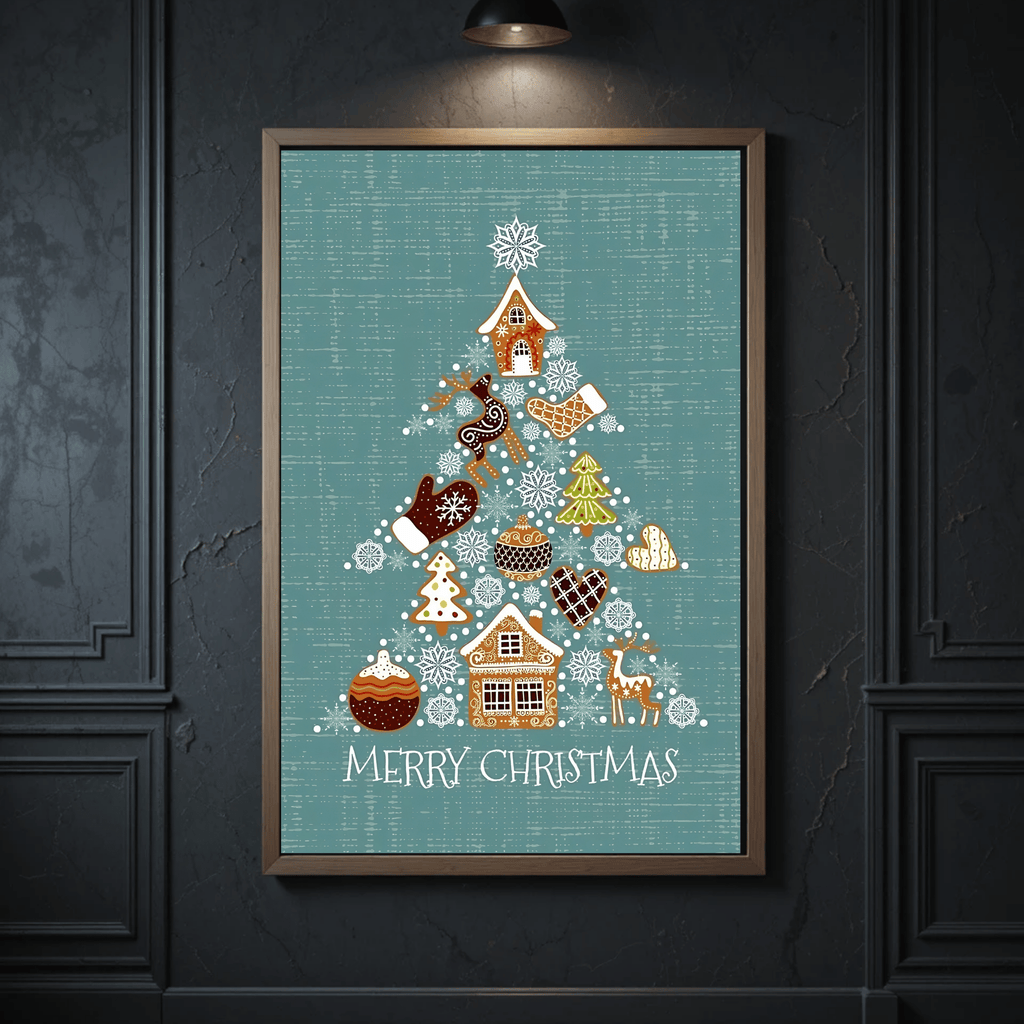 Set of 4 Dark Christmas Prints