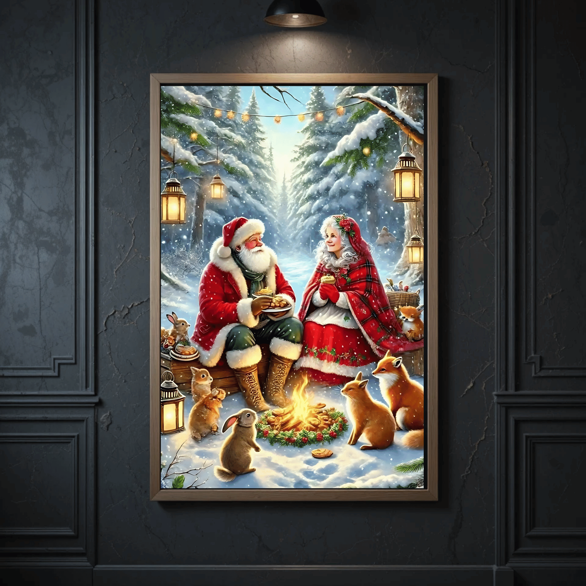 Set of 3 Dark Christmas Prints