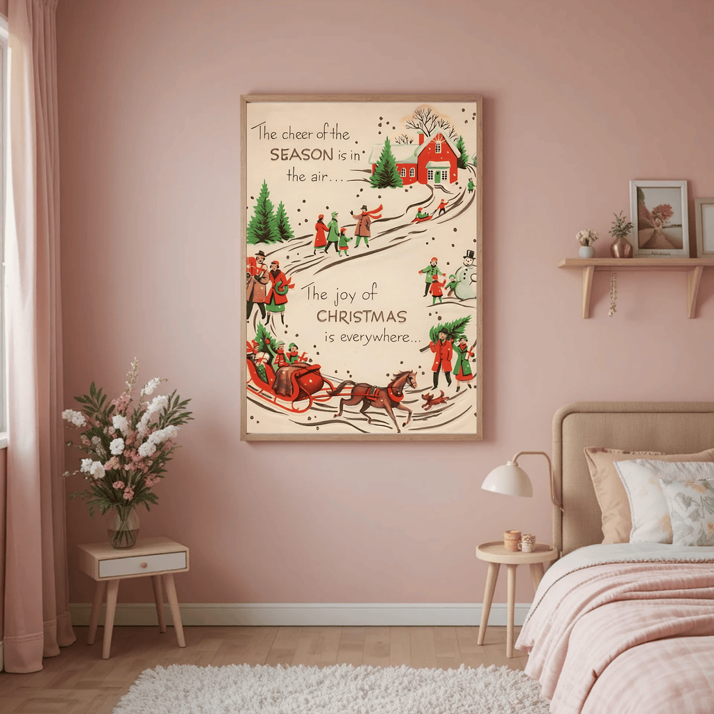 Set of 4 Dark Christmas Prints