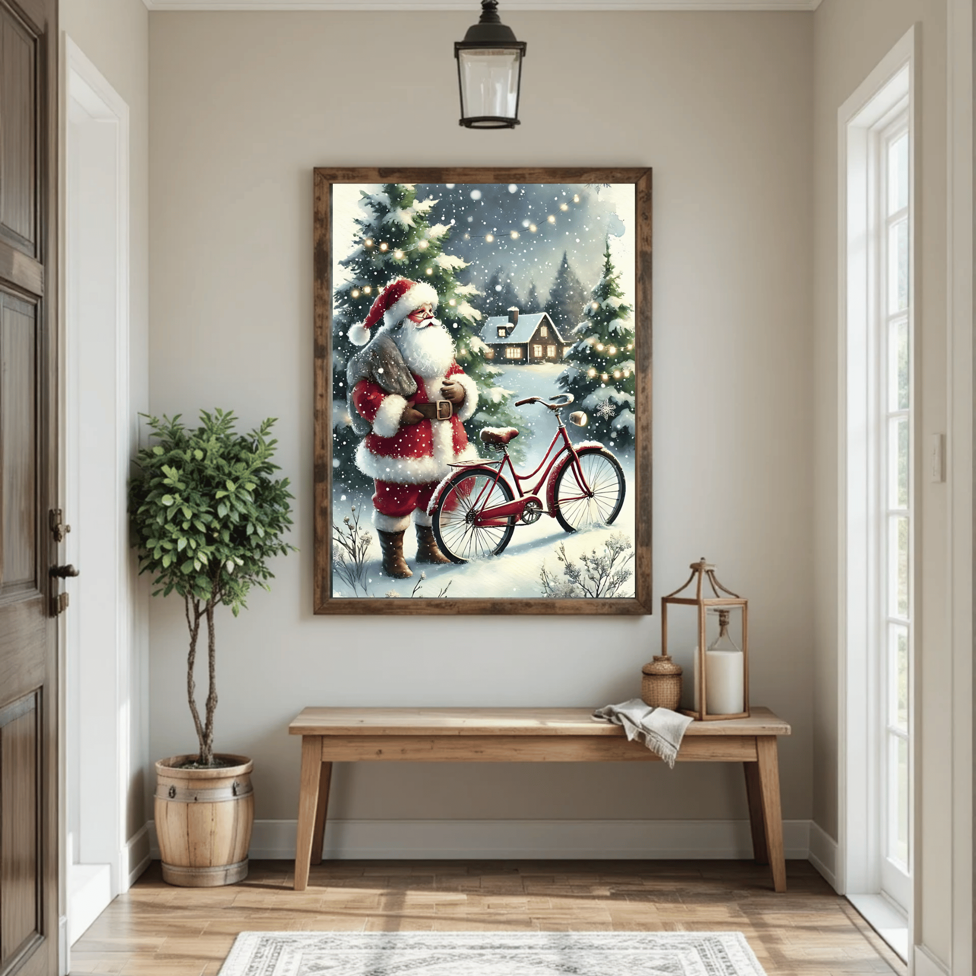 Set of 4 Dark Christmas Prints