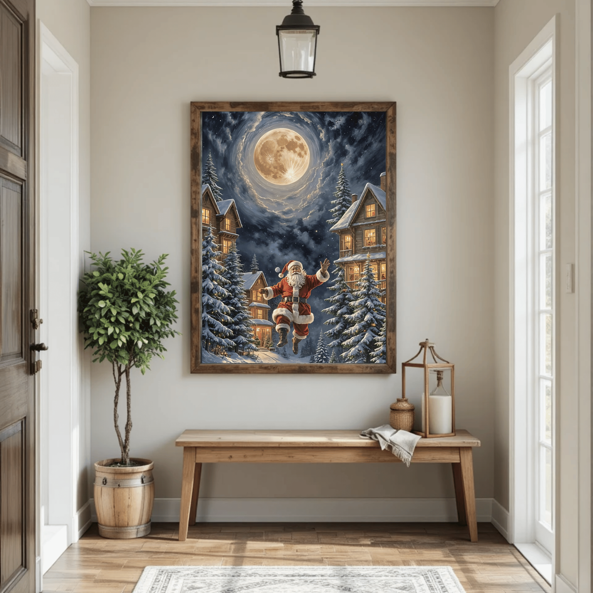 Set of 4 Dark Christmas Prints